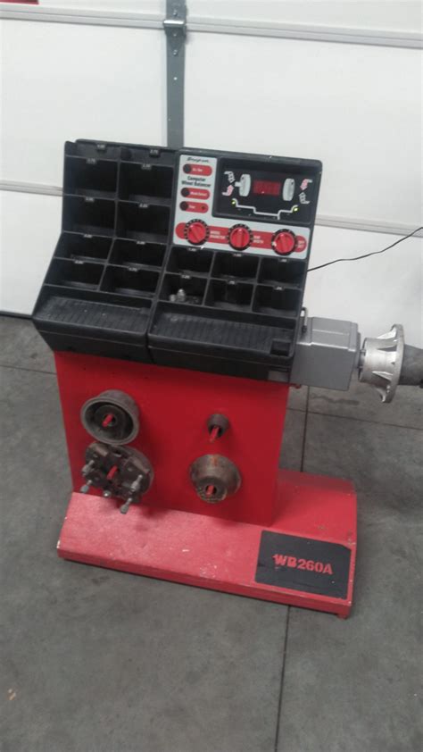 This item is a Snap-on WB410 truck wheel balancer with the following Serial S288-001958, Unit FLT8. . Used snap on wheel balancer for sale